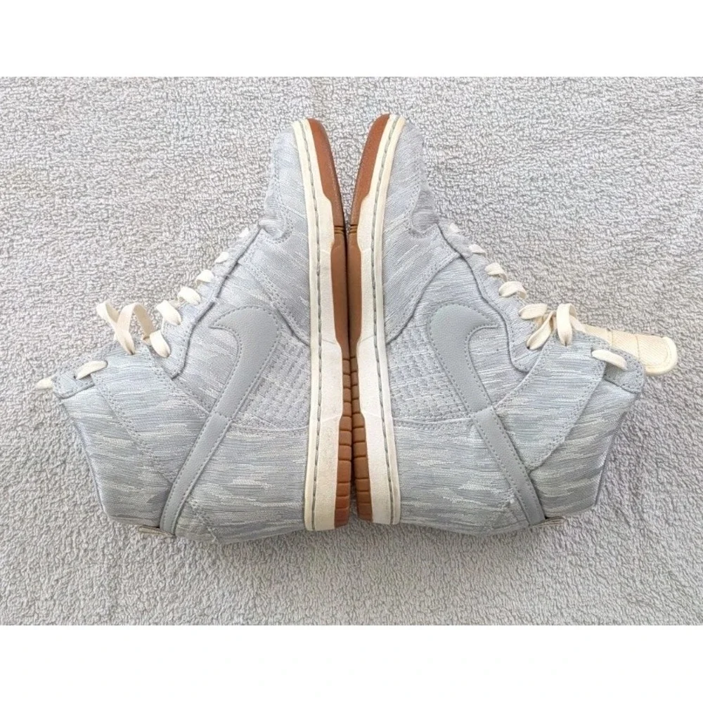 Nike Dunk Sky Hi Hidden Wedge Women's 7 Gray Sail Silver 585560-101